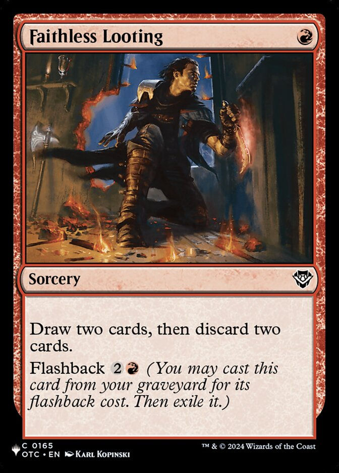 Faithless Looting (PLST) (OTC-165)