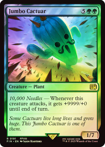 Jumbo Cactuar (FIN) (191) / Foil