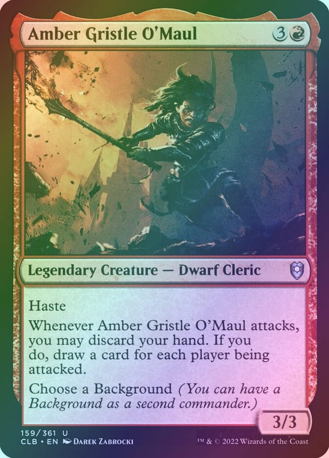 Amber Gristle O'Maul (CLB) (159) / Foil