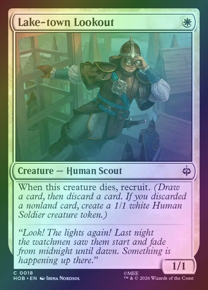 Lake-town Lookout (HOB) (18) / Foil