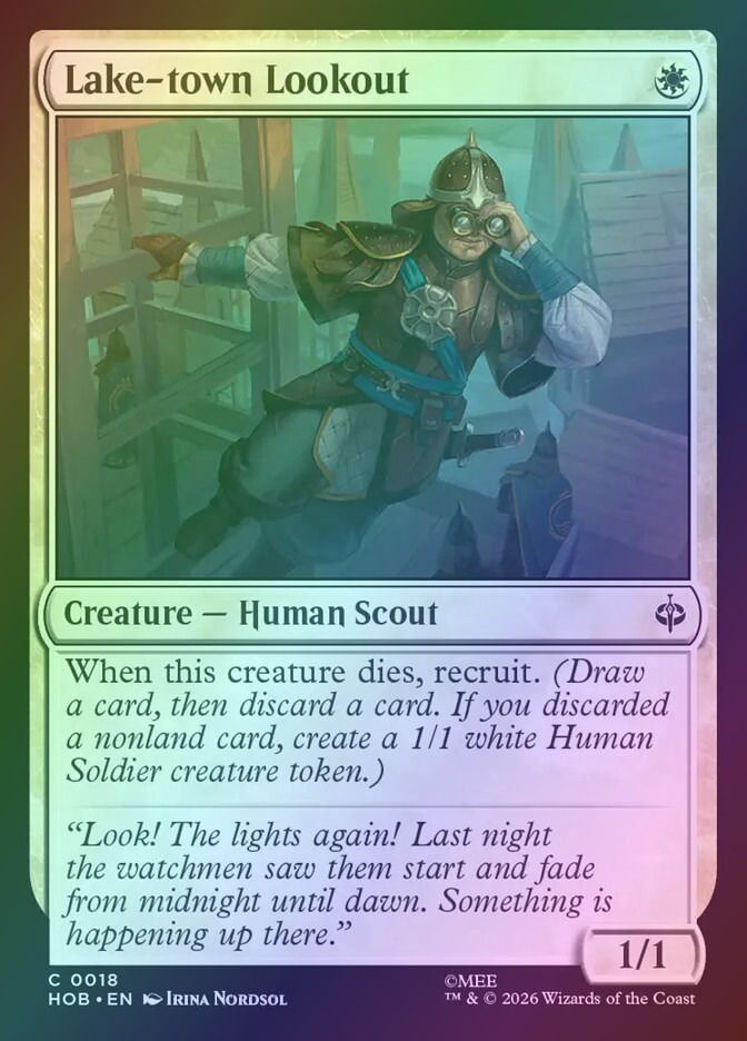 Lake-town Lookout (HOB) (18) / Foil