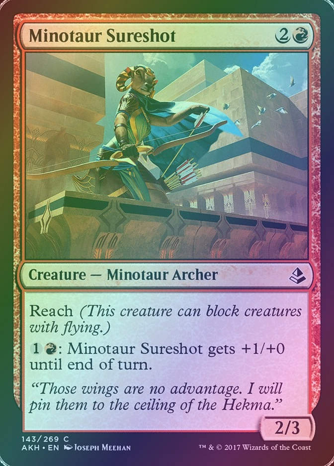 Minotaur Sureshot (AKH) (143) / Foil