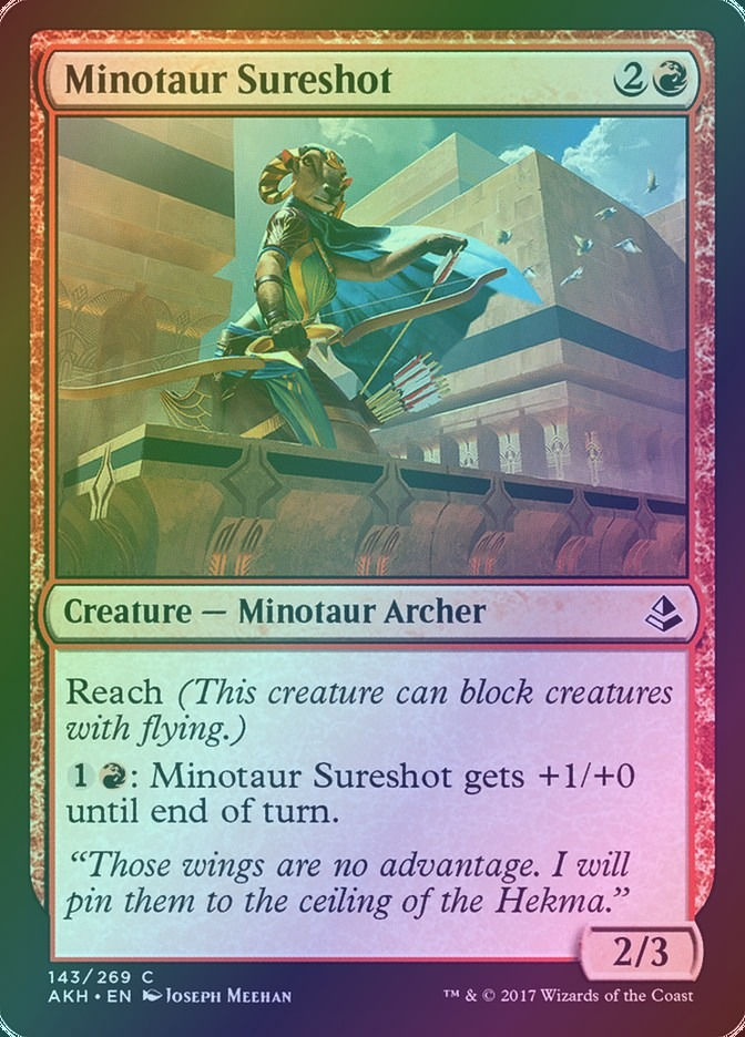 Minotaur Sureshot (AKH) (143) / Foil