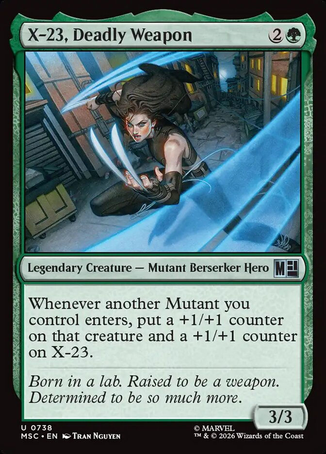 X-23, Deadly Weapon (MSC) (738)