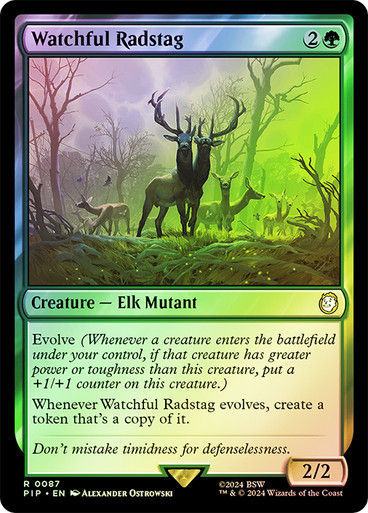 Watchful Radstag (pip) (87) / Foil