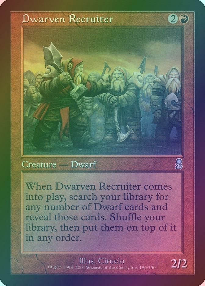 Dwarven Recruiter (ODY) (186) / Foil