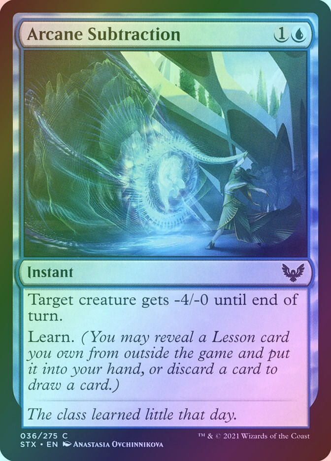 Arcane Subtraction (STX) (36) / Foil