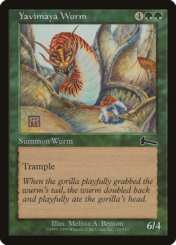 Yavimaya Wurm (ULG) (120)