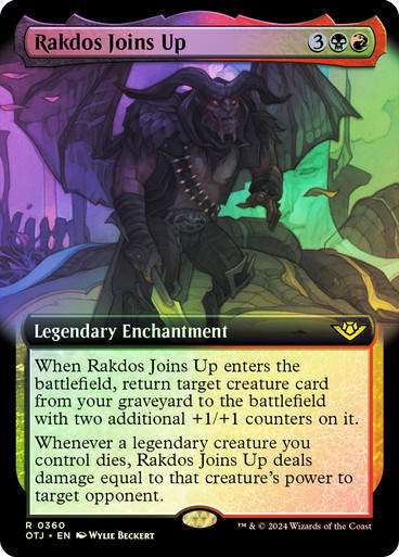 Rakdos Joins Up (otj) (360) / Foil Extended