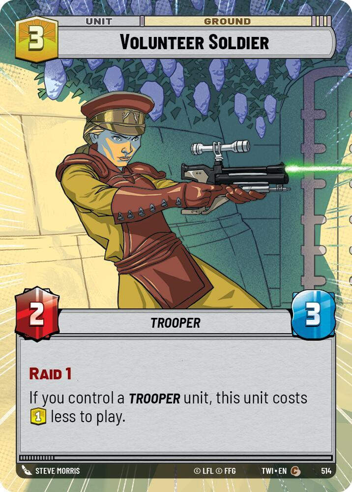 Volunteer Soldier (Hyperspace) (TWI) (514) / Foil