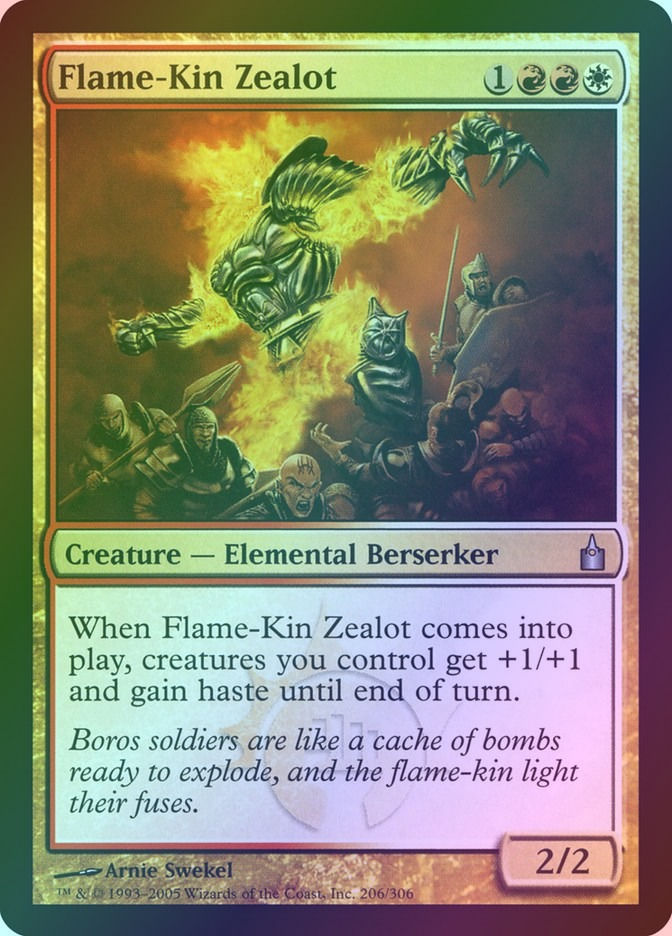 Flame-Kin Zealot (RAV) (206) / Foil
