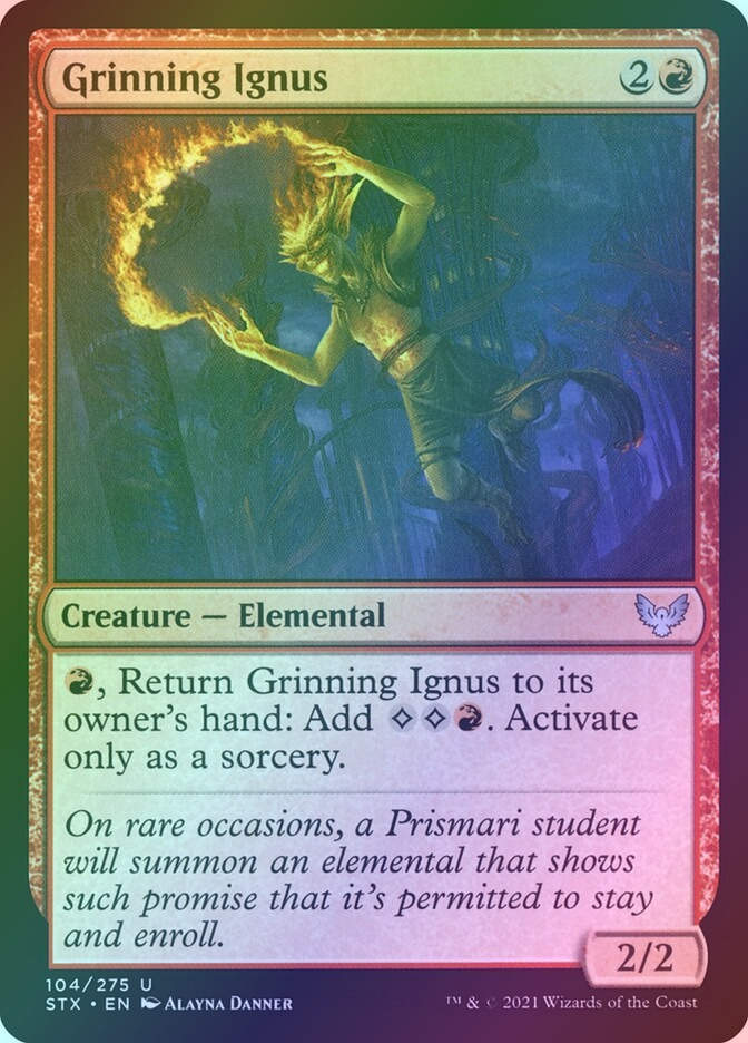 Grinning Ignus (STX) (104) / Foil