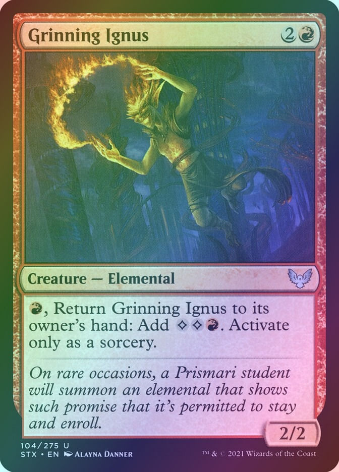 Grinning Ignus (STX) (104) / Foil