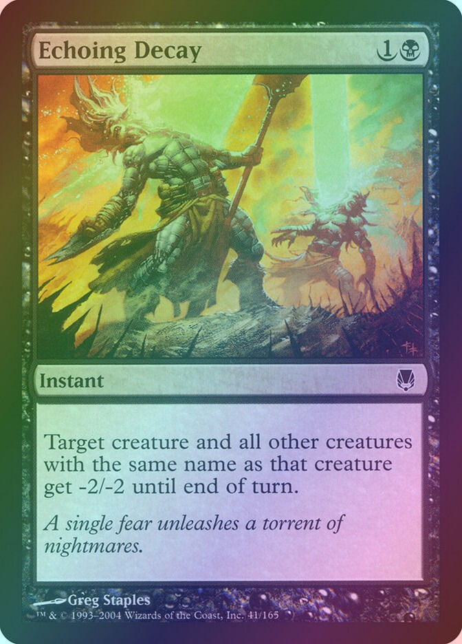 Echoing Decay (DST) (41) / Foil