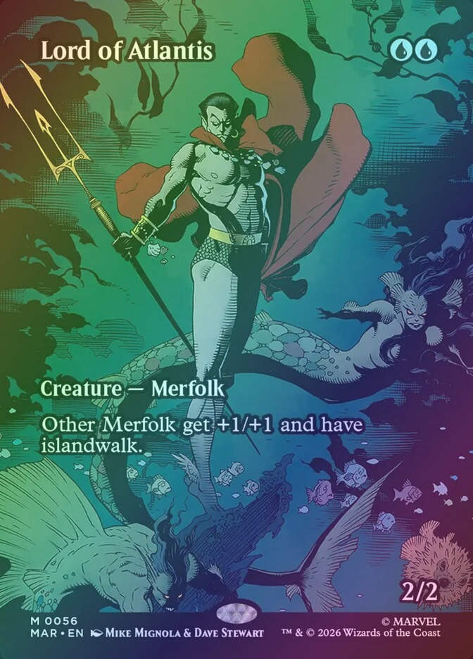 Lord of Atlantis (MAR) (56) / Borderless / Foil