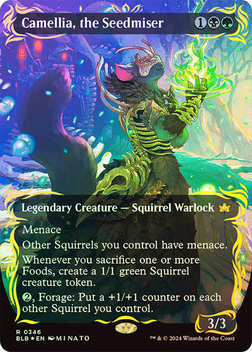 Camellia, the Seedmiser (blb) (346) / Raised Foil