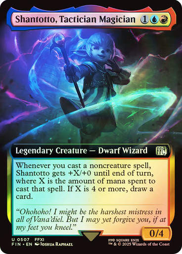 Shantotto, Tactician Magician (FIN) (507) / Extended Art / Foil