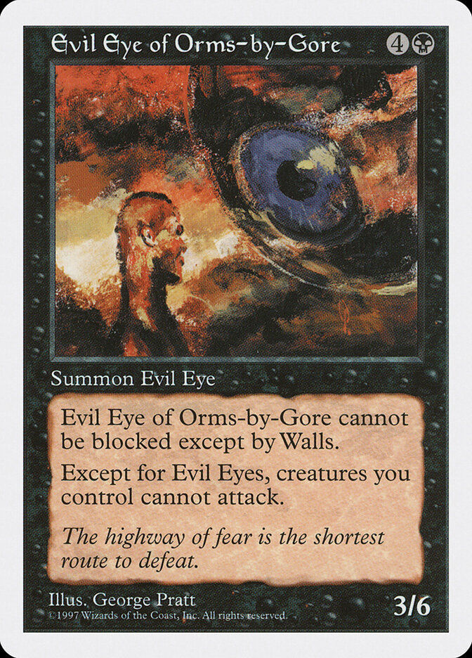 Evil Eye of Orms-by-Gore (5ED) (159)