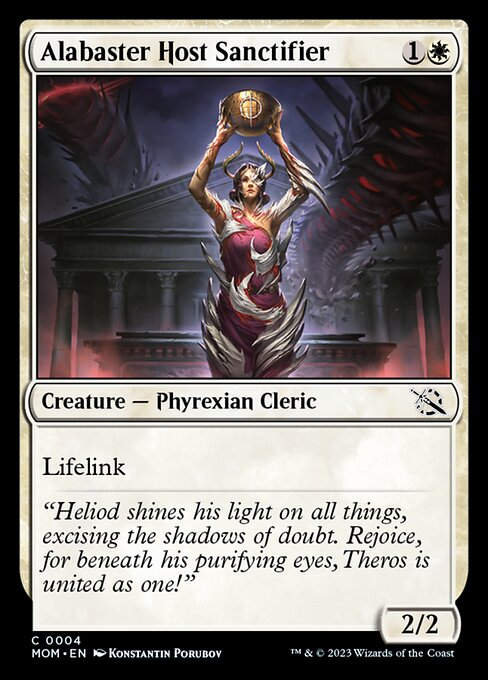 Alabaster Host Sanctifier (mom)