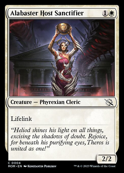 Alabaster Host Sanctifier (mom)