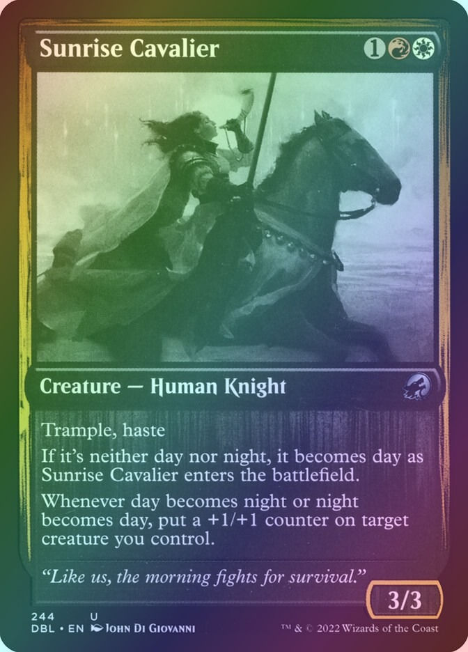 Sunrise Cavalier (DBL) (244) / Foil