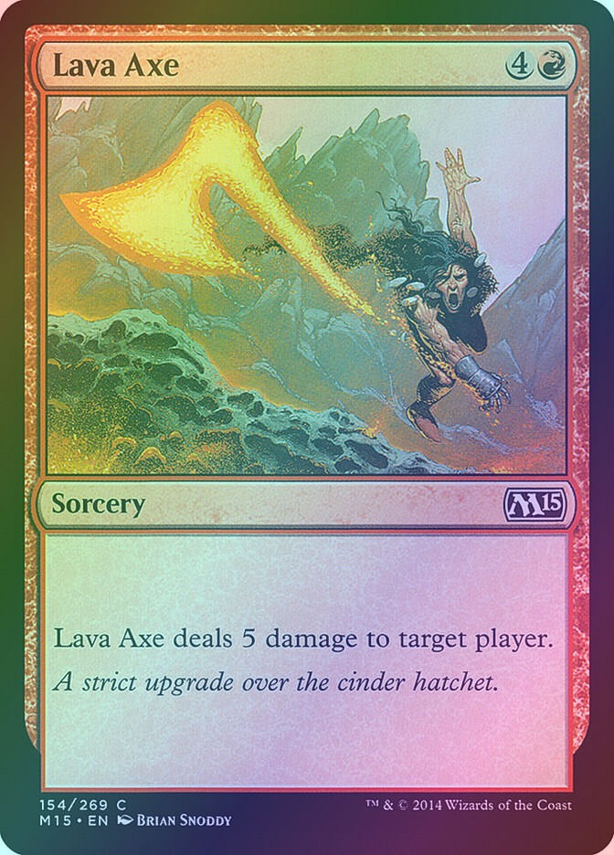 Lava Axe (M15) (154) / Foil