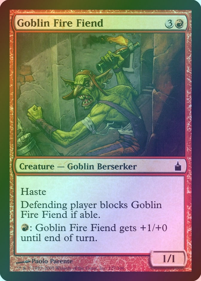 Goblin Fire Fiend (RAV) (127) / Foil