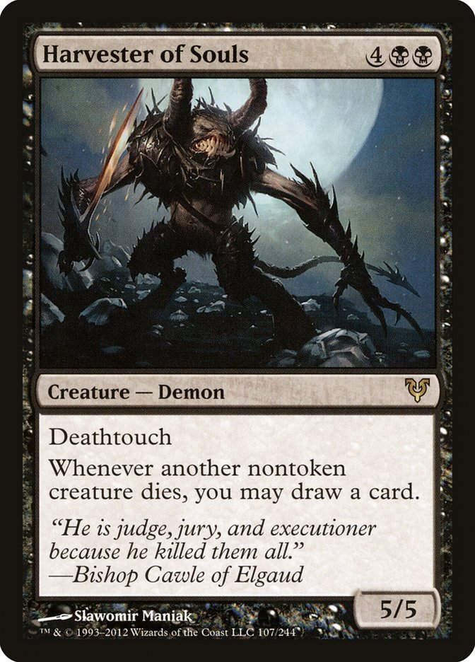 Harvester of Souls (AVR) (107) / Foil
