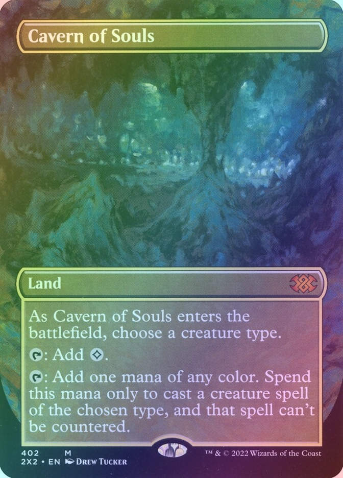 Cavern of Souls (2X2) (402) / Borderless / Foil
