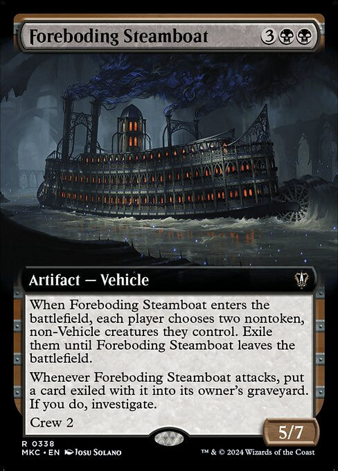 Foreboding Steamboat (mkc) (338) / Extended Art