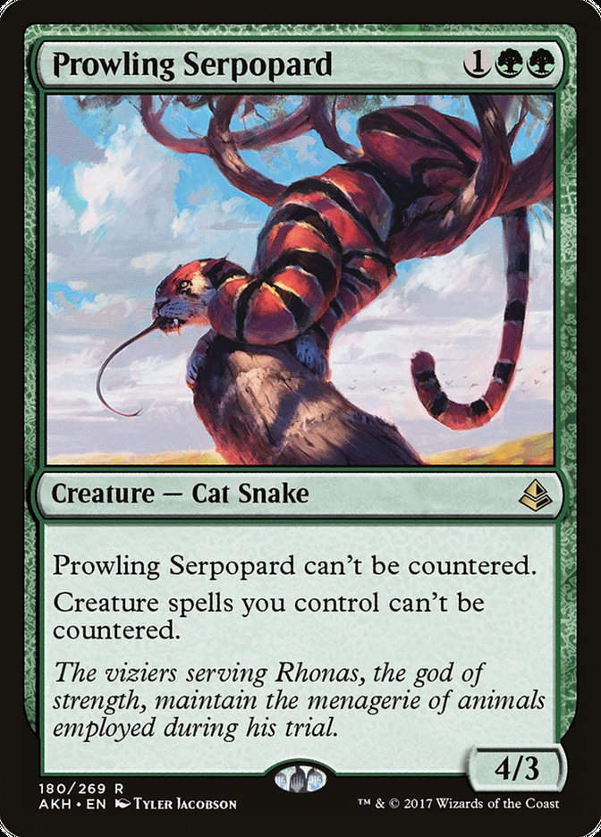 Prowling Serpopard (AKH) (180)