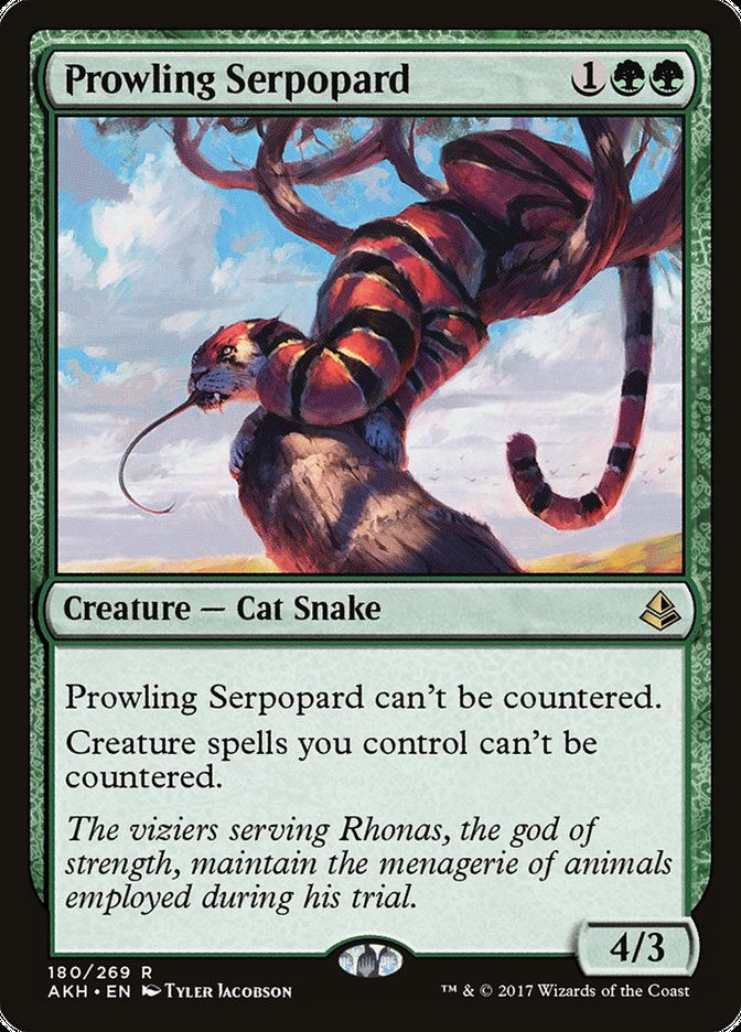 Prowling Serpopard (AKH) (180)