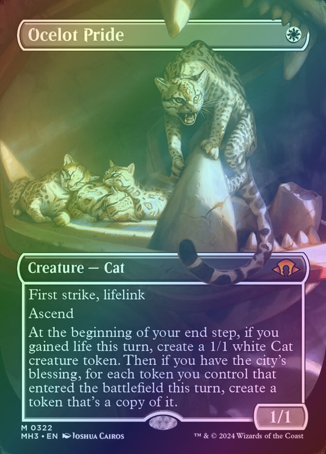 Ocelot Pride (MH3) (322) / Borderless / Foil