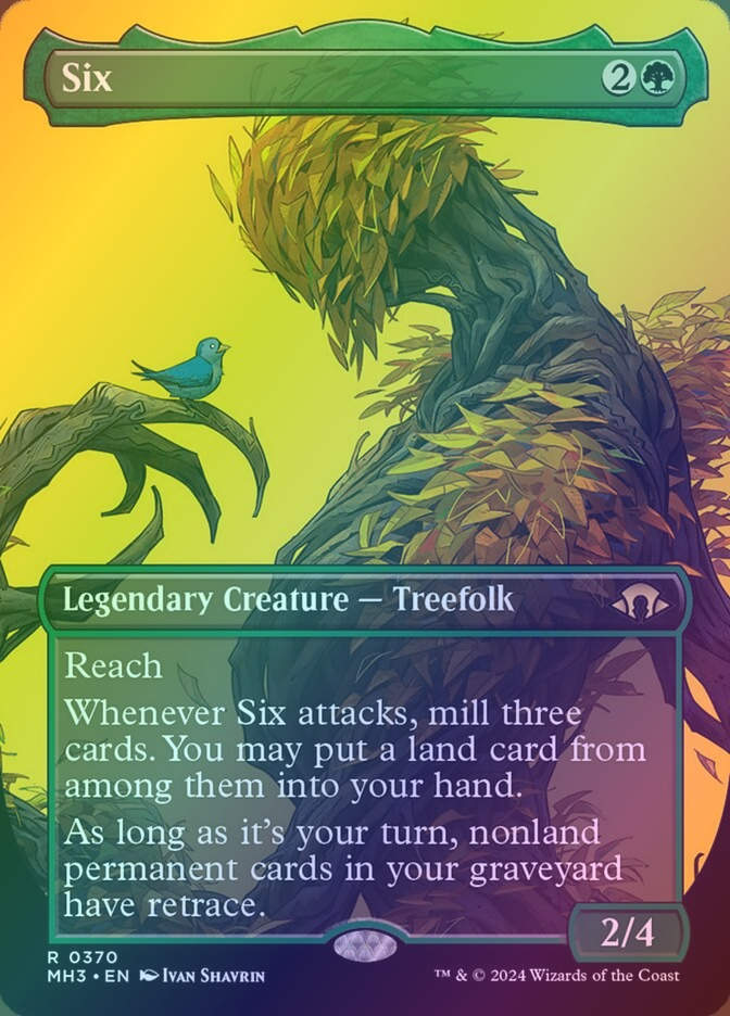 Six (MH3) (370) / Borderless / Foil
