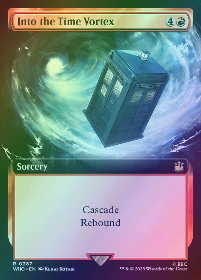 Into the Time Vortex (WHO) (387) / Extended Art / Foil