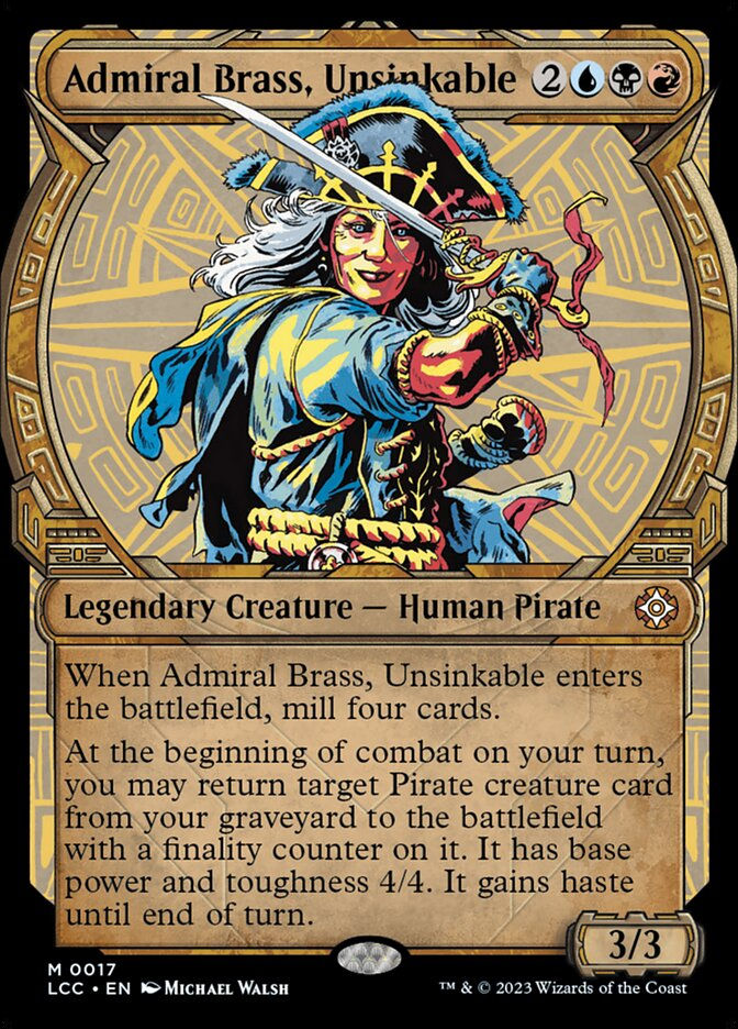 Admiral Brass, Unsinkable (LCC) (17) / Showcase