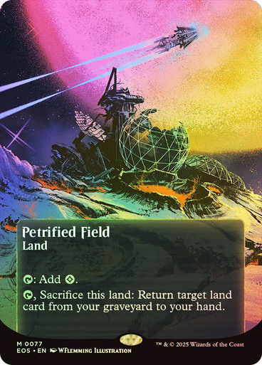Petrified Field (EOS) (77) / Borderless / Foil