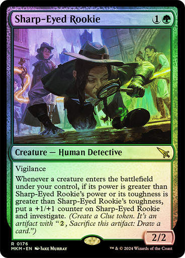 Sharp-Eyed Rookie (mkm) (176) / Foil