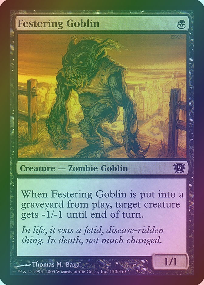 Festering Goblin (9ED) (130★) / Foil