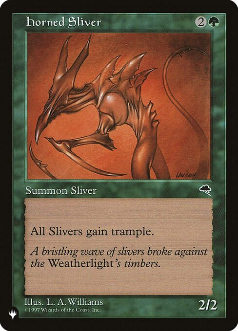 Horned Sliver (PLST) (TMP-234)