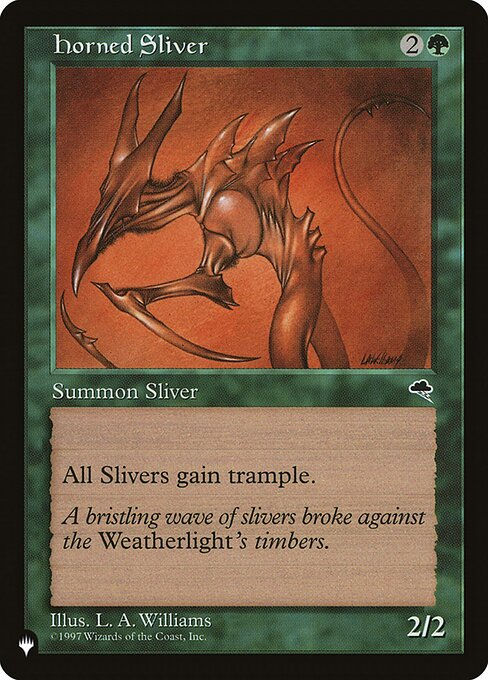 Horned Sliver (PLST) (TMP-234)