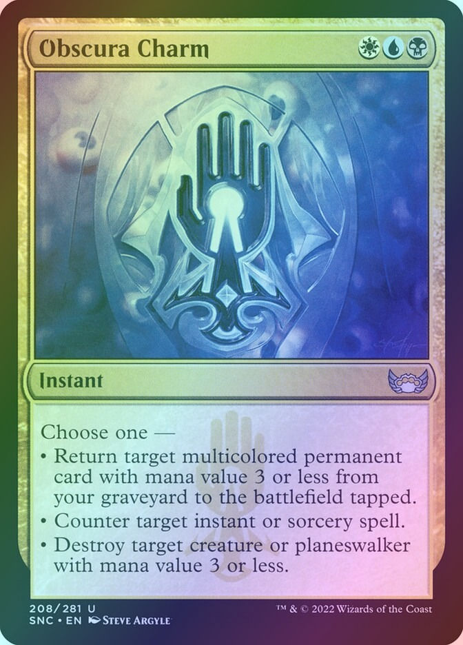 Obscura Charm (SNC) (208) / Foil