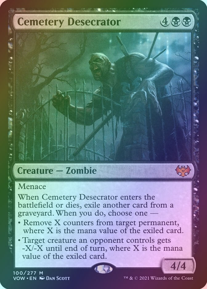 Cemetery Desecrator (VOW) (100) / Foil