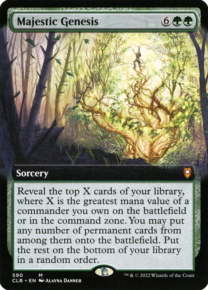 Majestic Genesis (CLB) (590) / Extended Art