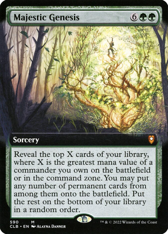 Majestic Genesis (CLB) (590) / Extended Art
