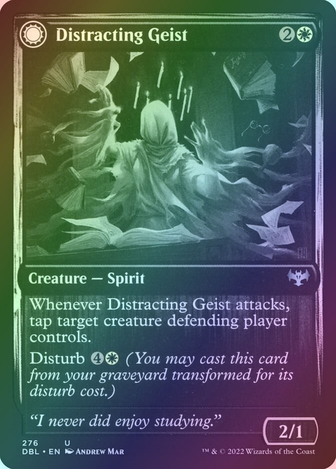 Distracting Geist // Clever Distraction (DBL) (276) / Foil — cara 1 de 2