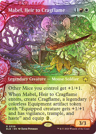 Mabel, Heir to Cragflame (blb) (336) / Showcase Foil