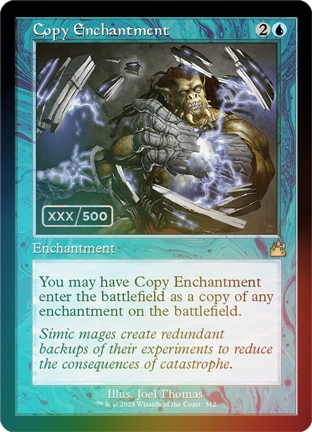 Copy Enchantment (rvr) (Serialized Foil) (017/500)