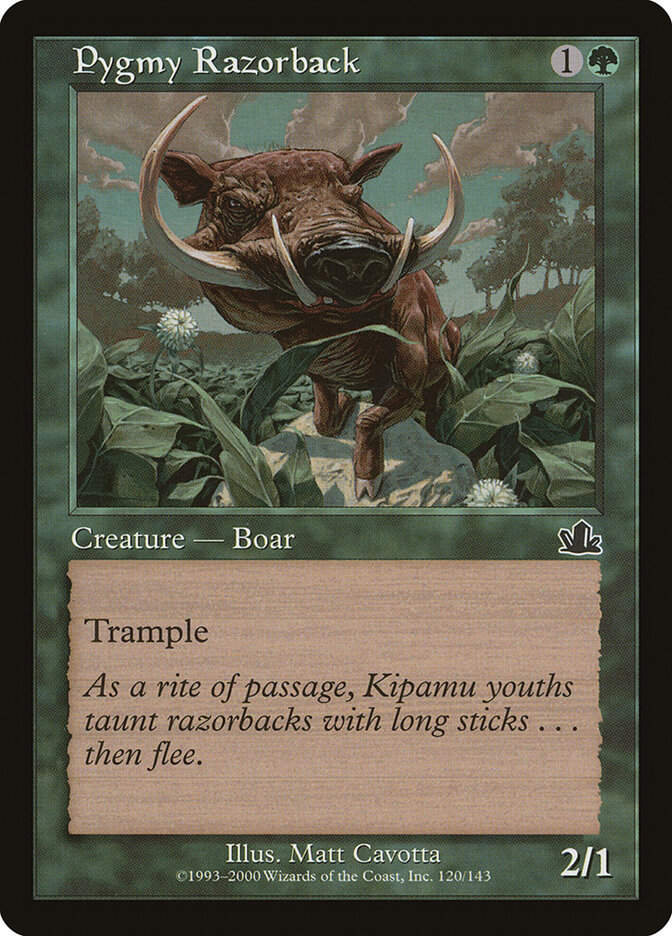 Pygmy Razorback (PCY) (120)