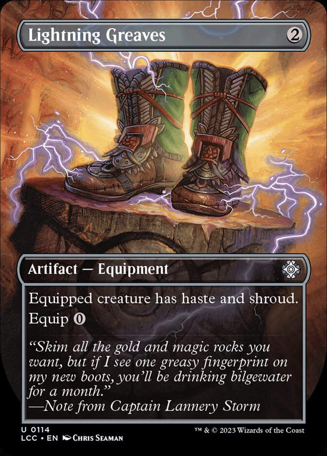 Lightning Greaves (LCC) (114) / Borderless